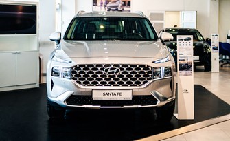 Hyundai Santa Fe. Рассрочка 0%. Выгода до 600 000 ₽.